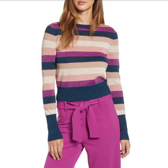 Anthropologie Sweaters - Anthropologie Leith Metallic Sweater - M